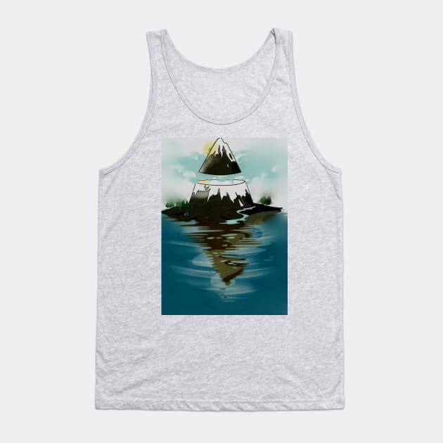 Flooded mountain Tank Top by Bafro